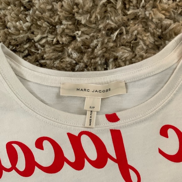 Marc Jacobs Reverse Logo Tee Size Small - Picture 1 of 5